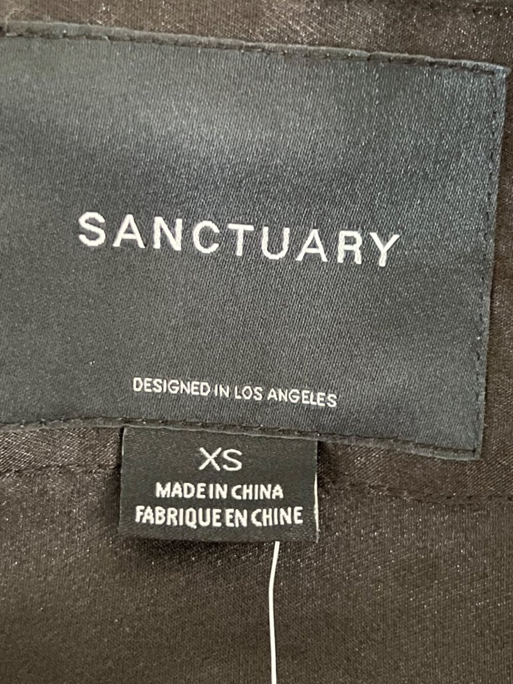 SANCTUARY Sheer Organza Bomber Jacket Black Sz XS NWT - Picture 3 of 5